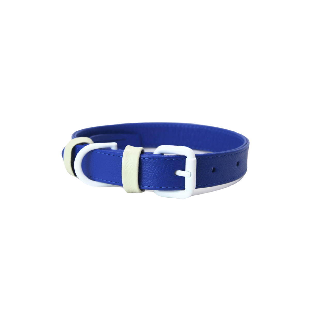 Collar Cuero Azul para Perro Seven Seven x Feroz