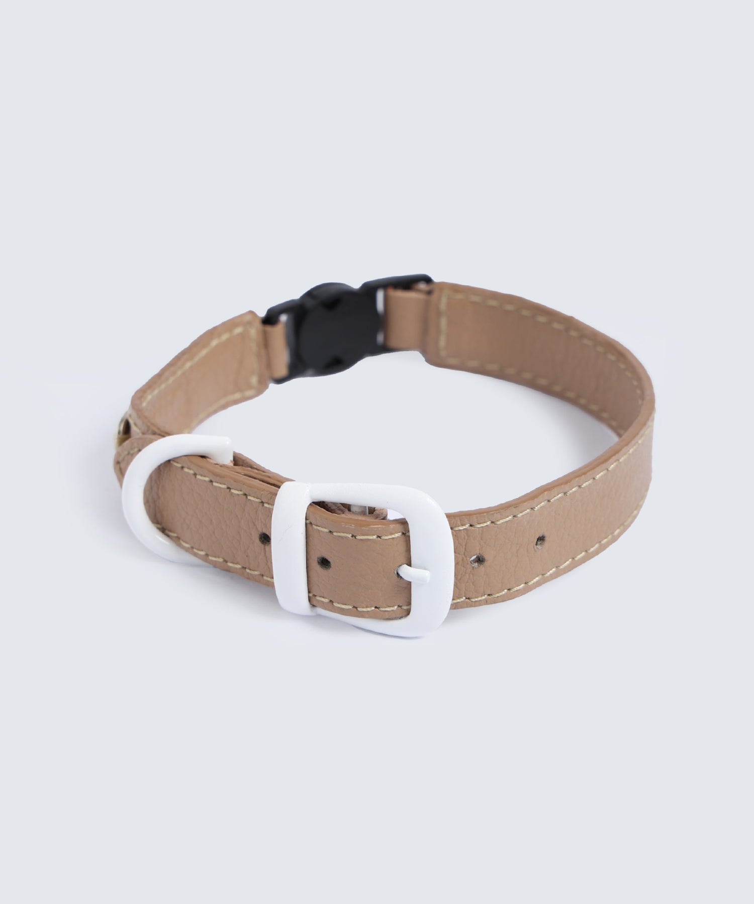 Collar Cuero Camel para Gato Seven Seven x Feroz