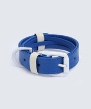 Collar Cuero Azul para Perro Seven Seven x Feroz