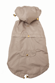 Chaqueta impermeable para perro Beige