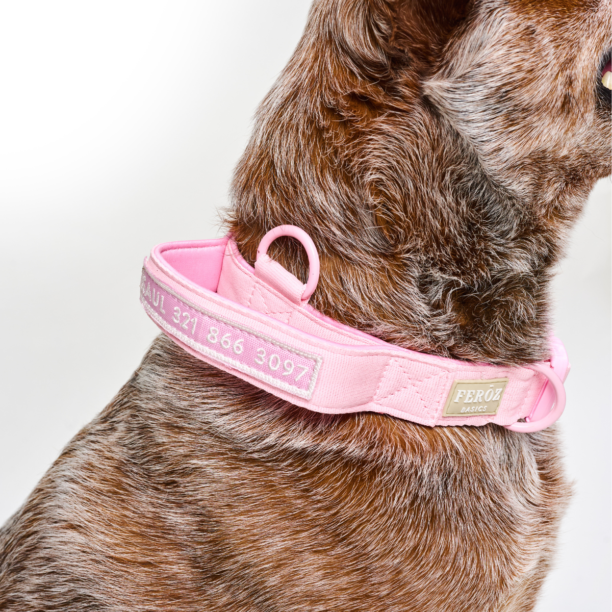 Collar reata BASIC Rosa Palido