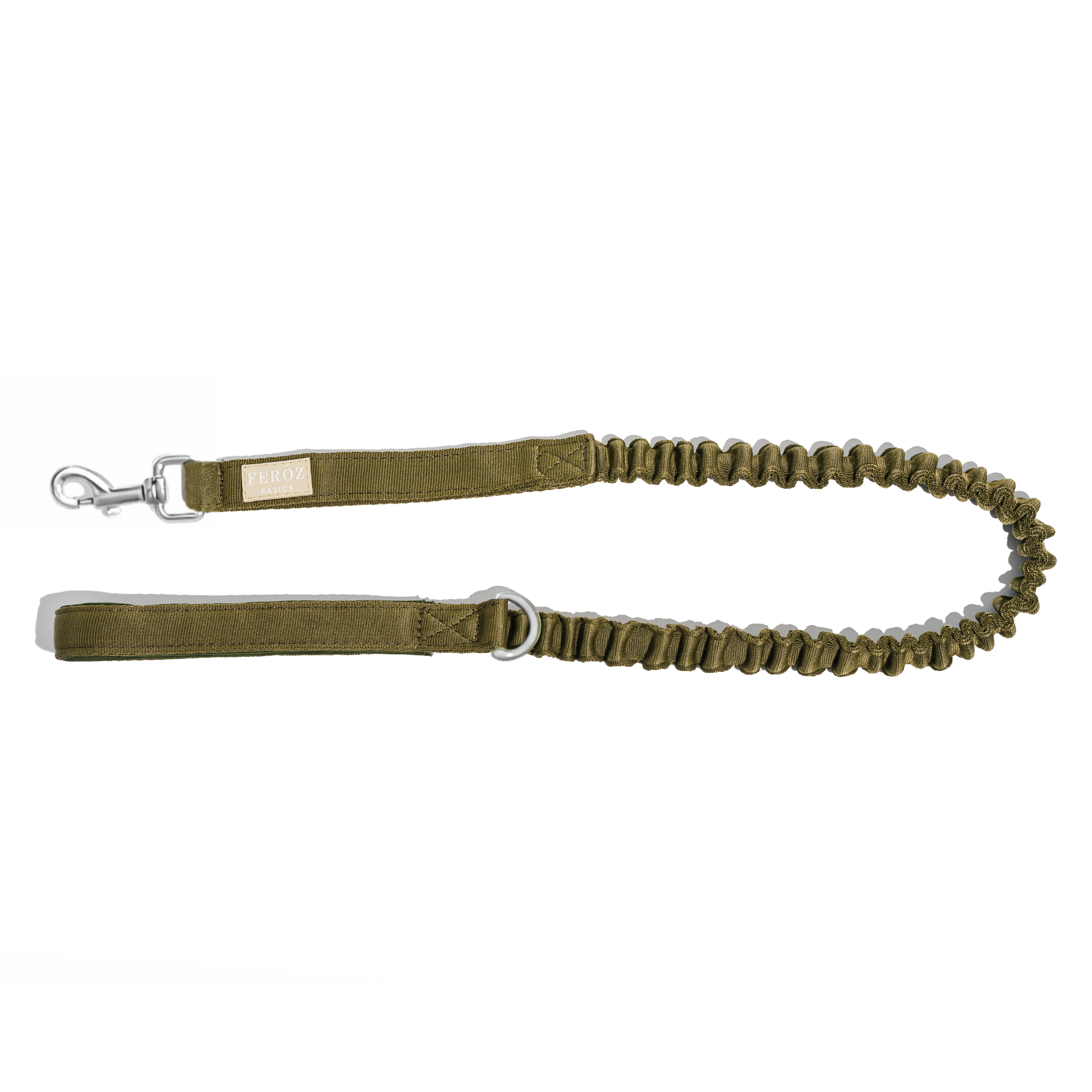 Correa reata expansible BASIC Verde Militar