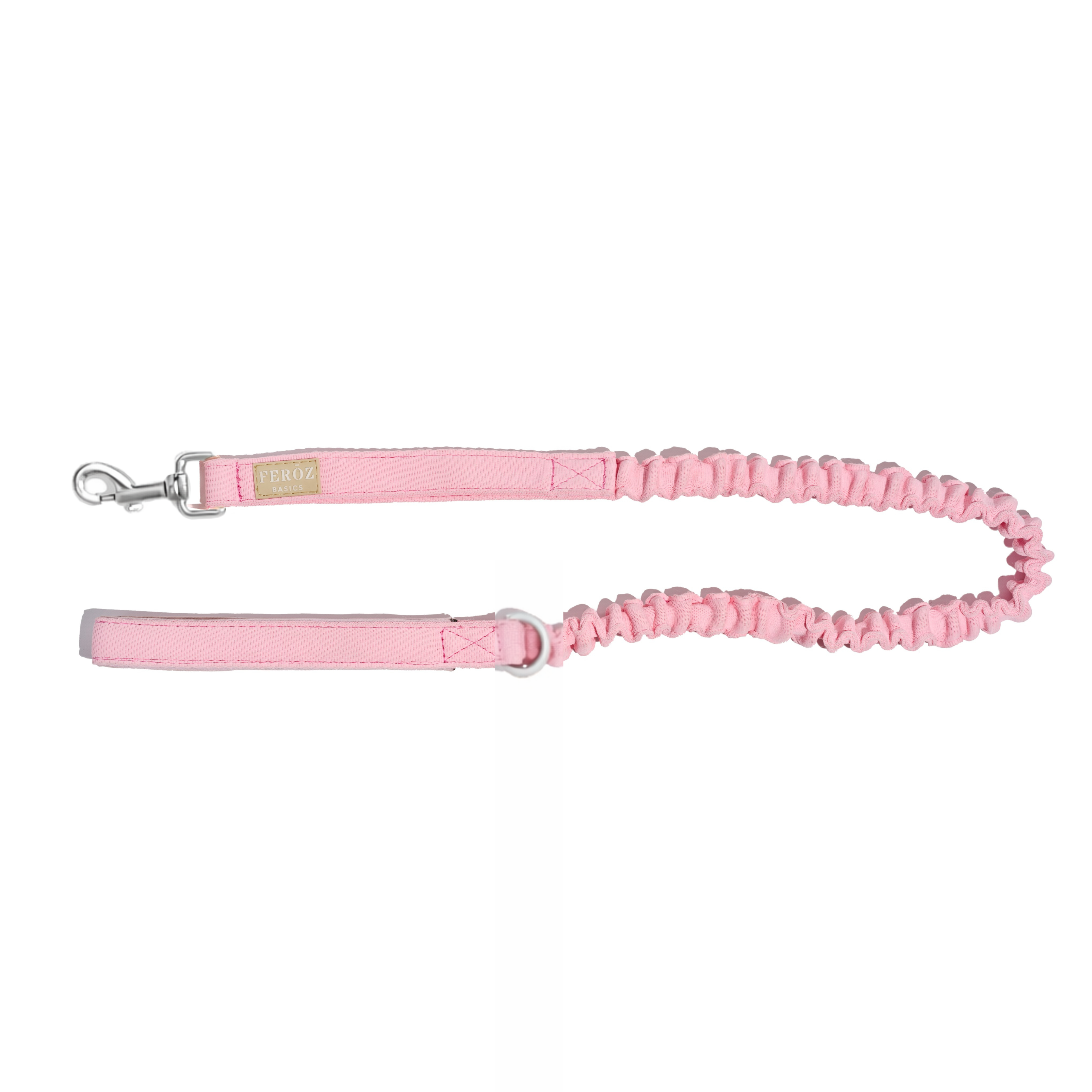 Correa reata expansible BASIC Rosa Palido