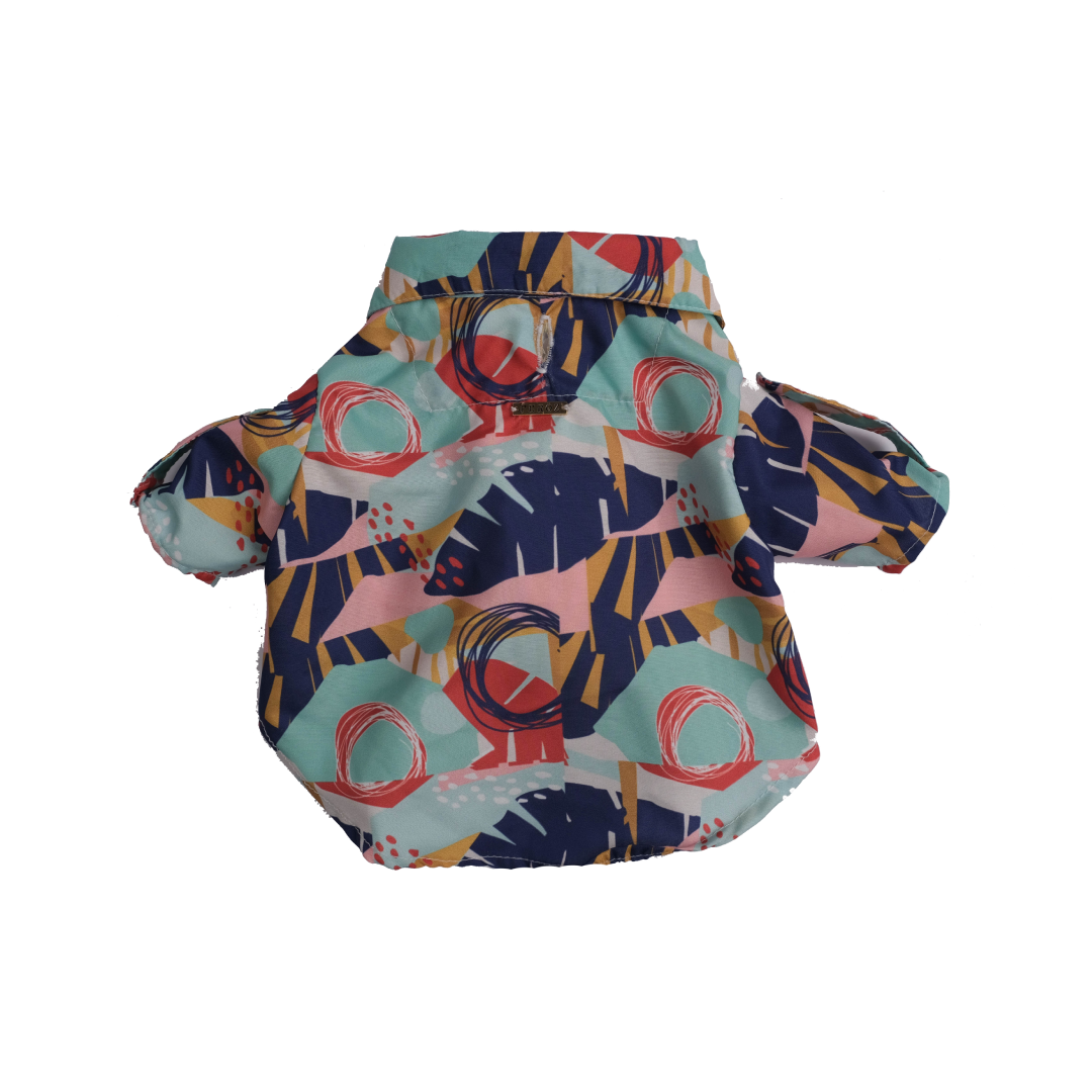 Dog Shirt Abstract City